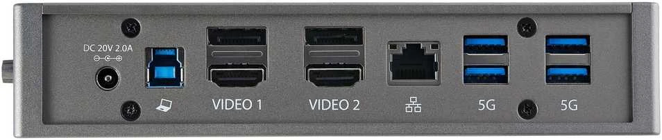 StarTech USB-C USB-A DOCK - HYBRID USB/3.0 DOCK DUAL 4K 60HZ HDMI/DP