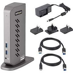 StarTech USB-C USB-A DOCK - HYBRID USB/3.0 DOCK DUAL 4K 60HZ HDMI/DP