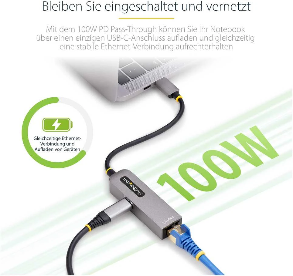 „StarTech“ USB C TIPO ETHERNET ADAPTERIS / ETHERNET ADAPTERIS