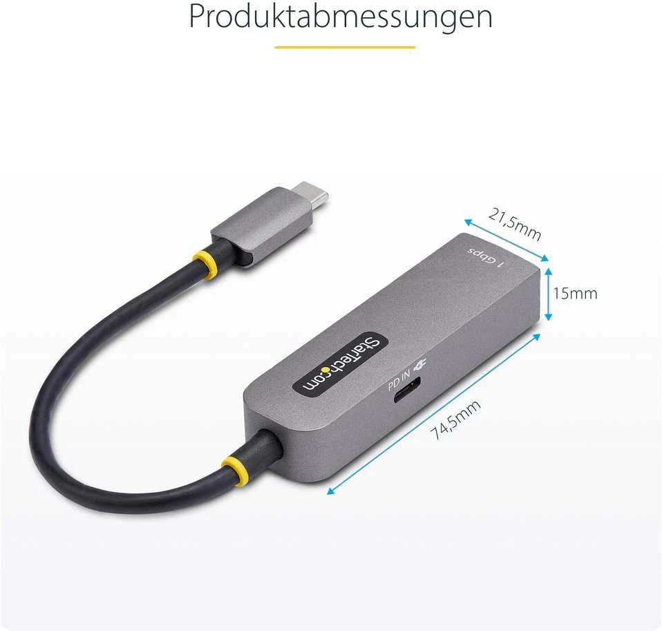 „StarTech“ USB C TIPO ETHERNET ADAPTERIS / ETHERNET ADAPTERIS