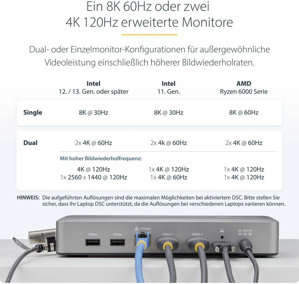 StarTech USB4 DOCKING STATION DUAL 4K/.