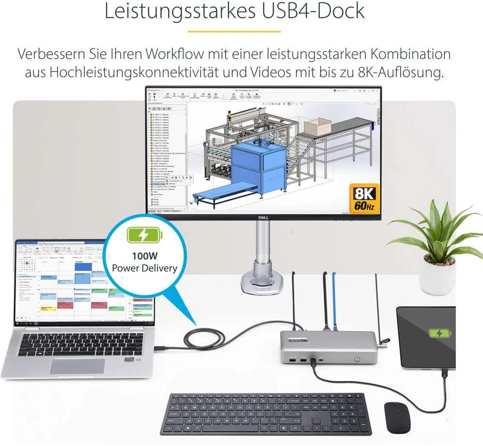 StarTech USB4 DOCKING STATION DUAL 4K/.