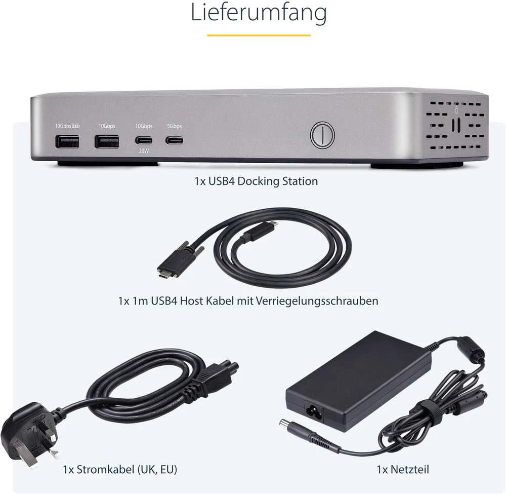 StarTech USB4 DOCKING STATION DUAL 4K/.