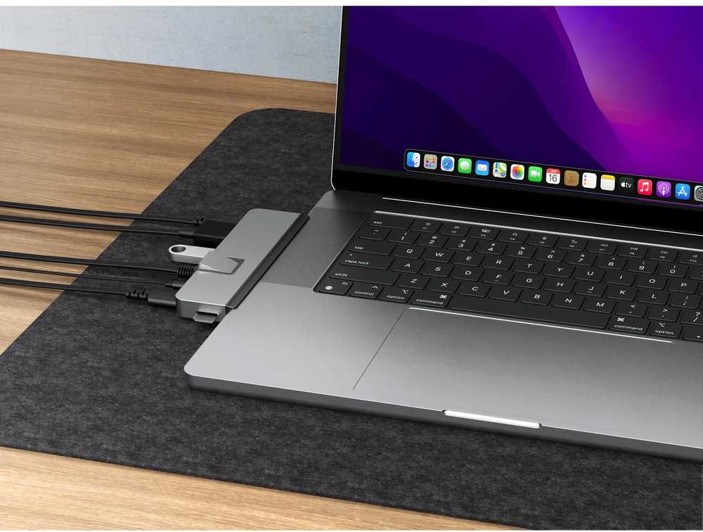 Targus Hiper | „HyperDrive Dual USB-C TB“ suderinamas „7-in-2“ šakotuvas su universaliu USB-C išoriniu adapteriu, skirtu „MacBook Air“ / „Pro“ 2016–2020 m. Ethernet LAN (RJ-45) jungtys 1 | HDMI jungtys kiekis 1