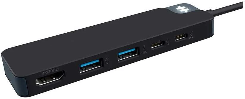 HyperDrive Flex USB-C šakotuvas su jungčių skydeliu
