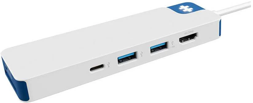 Hyper HyperDrive Flex 8 Port USB-C Hub, Baltas/Mėlyna | HD4102BUGL | HDMI jungtys quantity 1