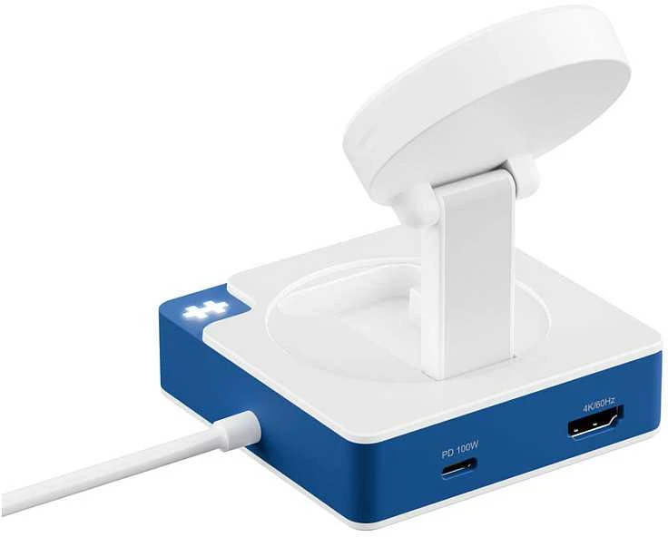 Targus „Hyper HyperDrive Flex MagCharge“ USB-C šakotuvas, Baltas/Mėlyna | HD8100BUGL | HDMI jungtys kiekis: 1
