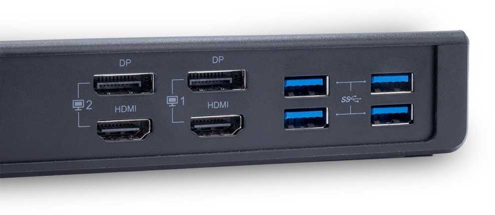 Šakotuvas „Wortmann AG Terra Mobile 800“ USB-C/A stotis / replikatorius (1480374)