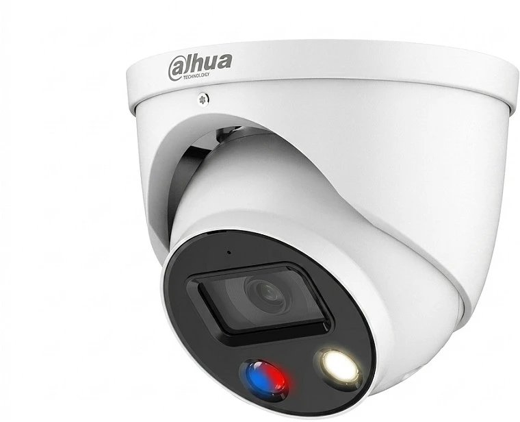 Dahua IP kamera HDW3549HP-AS-PV. 5MP FULL-COLOR. IR LED pašvietimas iki 30m. 2.8mm 97°. SMD, IVS