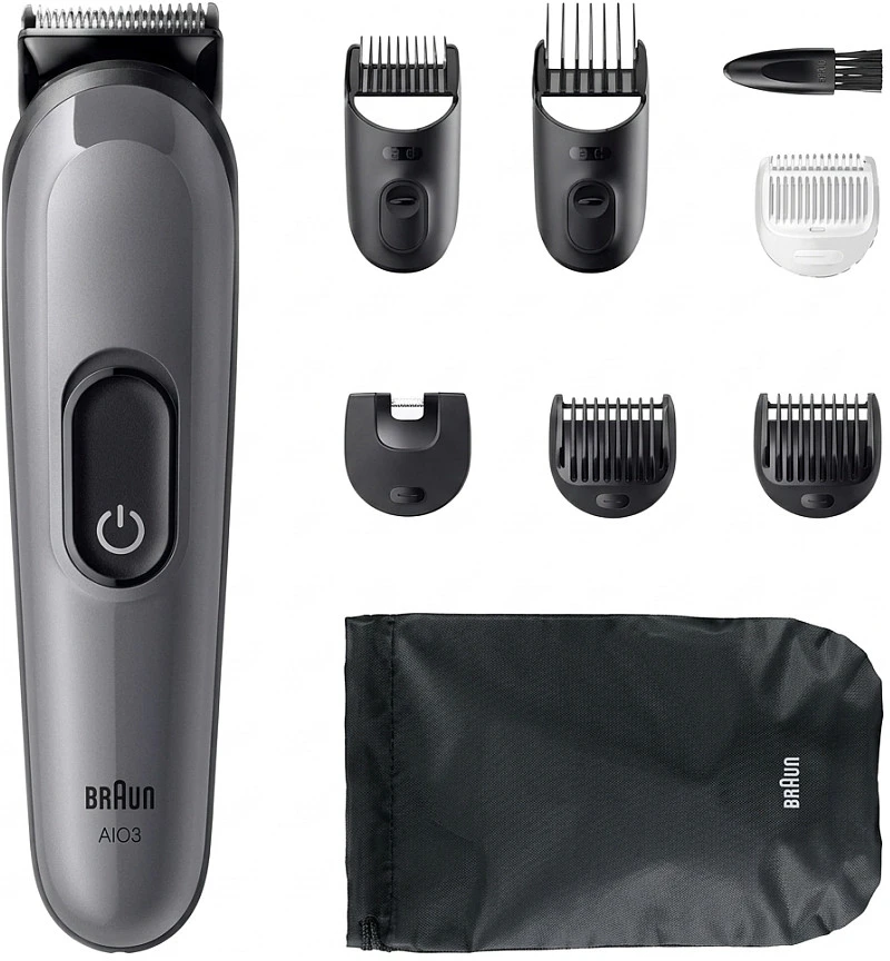 Braun AIO3540 plaukų kirpimo mašinėlė Juoda, Pilka 14 Nikelio-metalo hidridas (NiMH)
