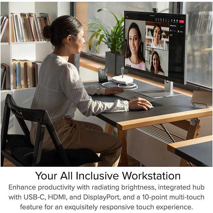 „ALOGIC Clarity Pro 27“ UHD 4K monitorius su 65 W raiška ir internetine kamera