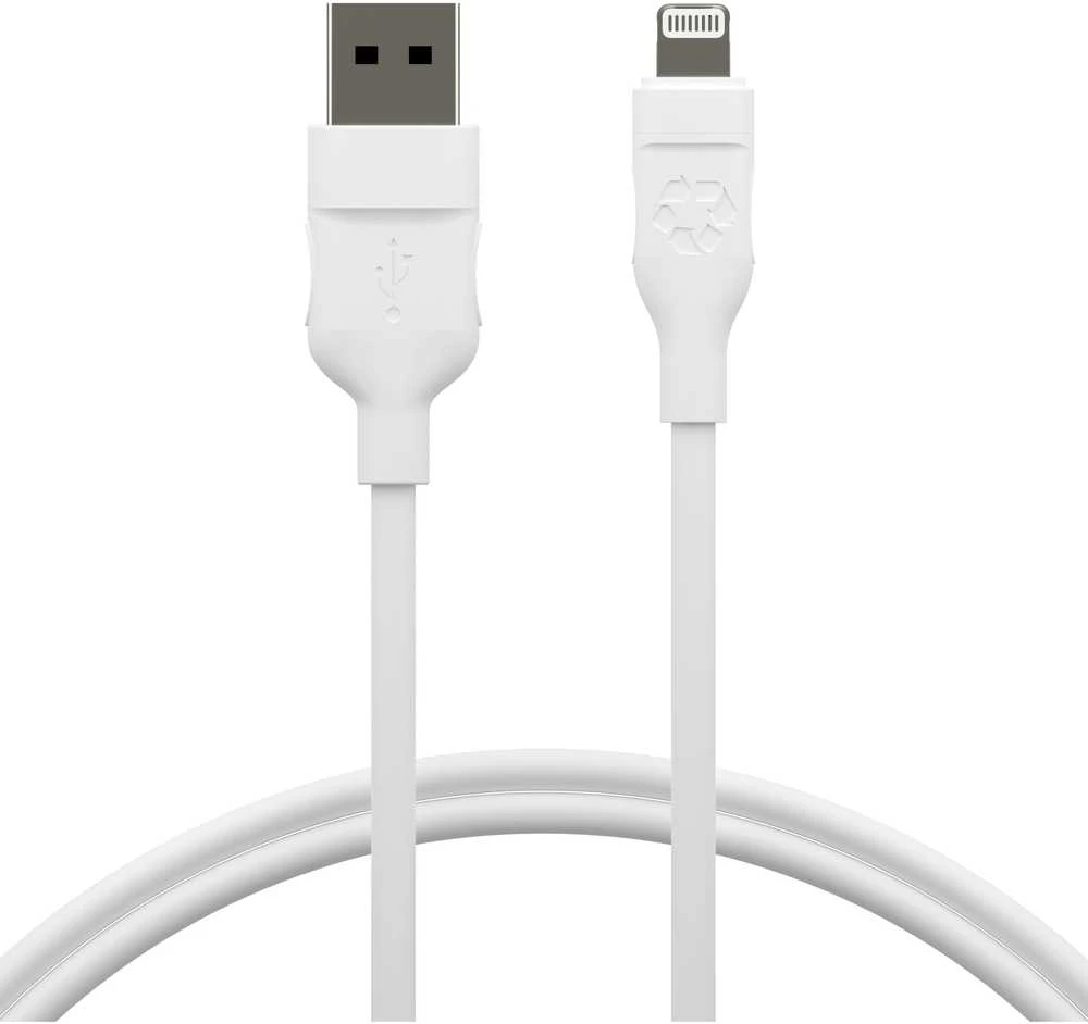 dbramante1928 – USB-A–Lightning laidas, 1,2 m, – baltas