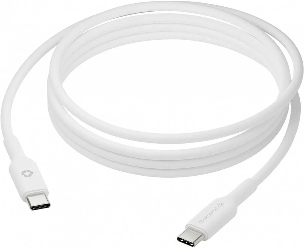 Kabelis USB dbramante CB10CCWH4357 kabelis USB 2 m USB C Baltas