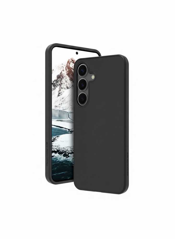 Dėklas D Bramante Nuuk - Tylny pokrowiec na telefon - Wielka paczka - Tworzywo sztuczne - Juodas - dla Samsung Galaxy S24 FE