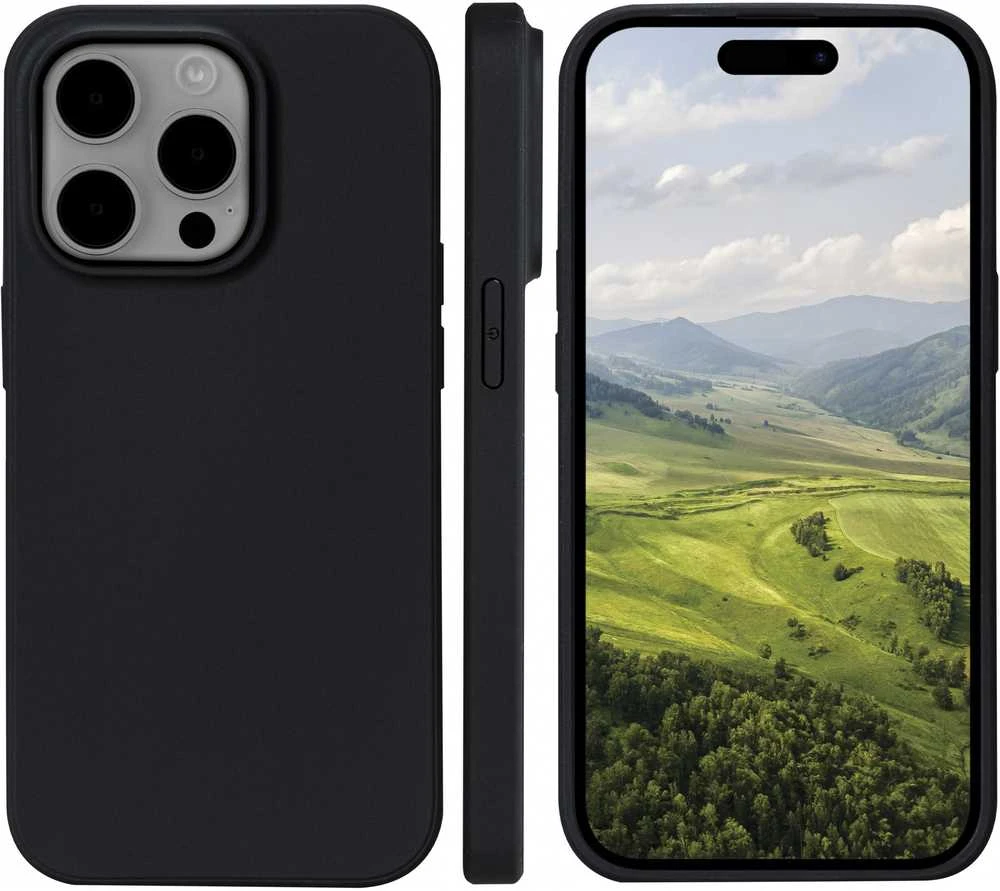 Dėklas DBRAMANTE1928 BULK - NUUK - IPHONE 15 PRO - Juodas*