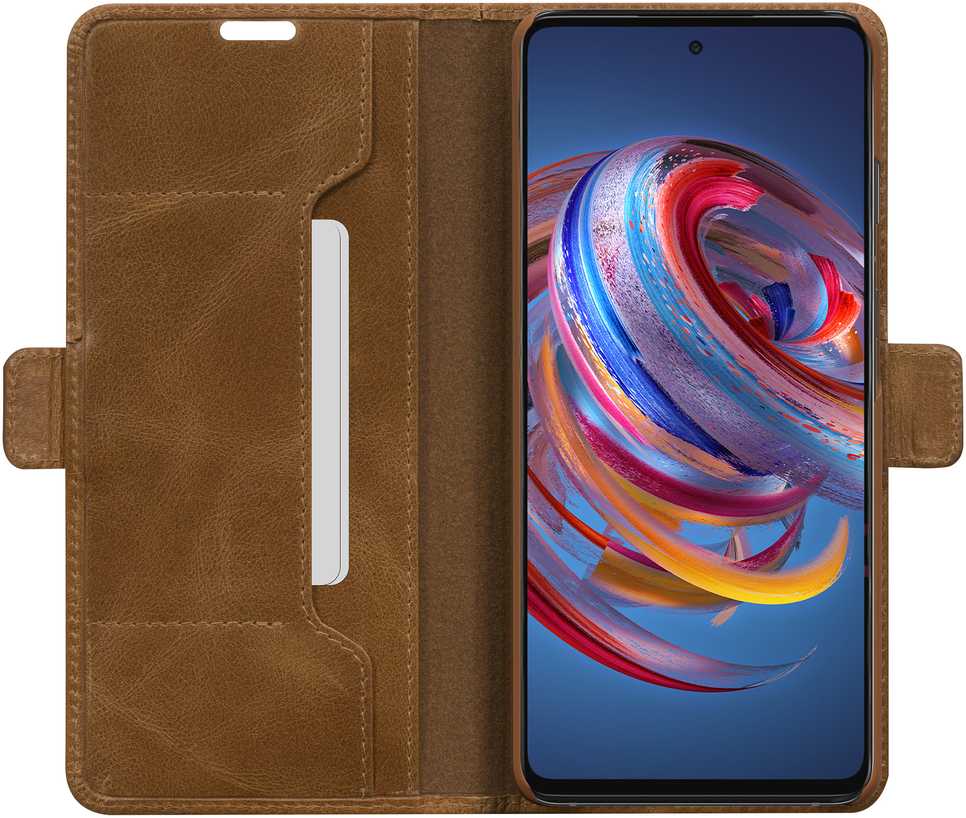 Dėklas D Bramante dbramante1928 Copenhagen Slim - Flip-Okładka na telefon - skóra su fakturą - jasnobrązowy - do Samsung Galaxy A52