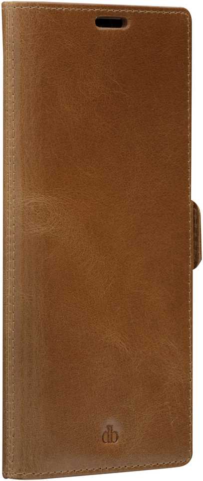D Bramante dbramante1928 Copenhagen Slim - Dėklas su klapką na telefon - skóra ziarnista - Jasnobrązowy - do Samsung Galaxy S22 Ultra (CSSUGT001437)