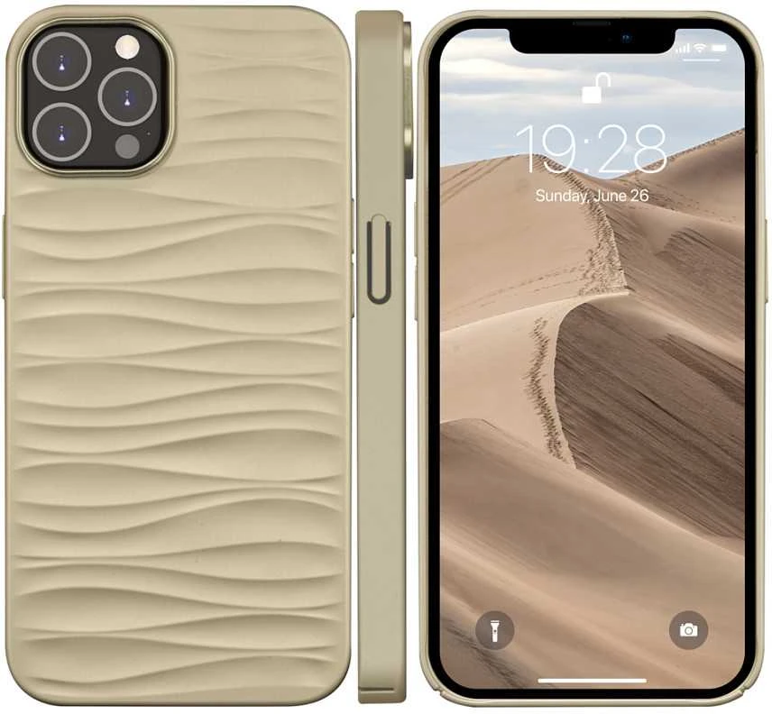 Dėklas D Bramante dbramante1928 Dune - Tylna osłona na telefon - 100 % plastikinis su recyklingu - smėlio - dla Apple iPhone 14 Pro Max (DU67WASA5629)