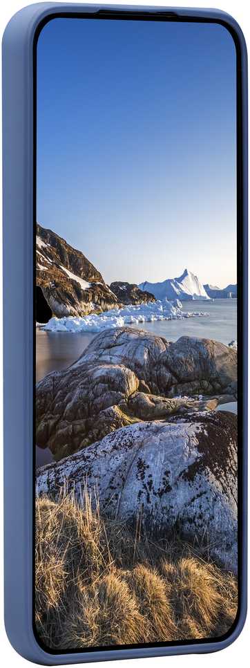 Dėklas D Bramante dbramante1928 Greenland - Tylny pokrowiec na telefon - recyklingowy plastik - mėlyna pacyficzny - fur Samsung Galaxy S22