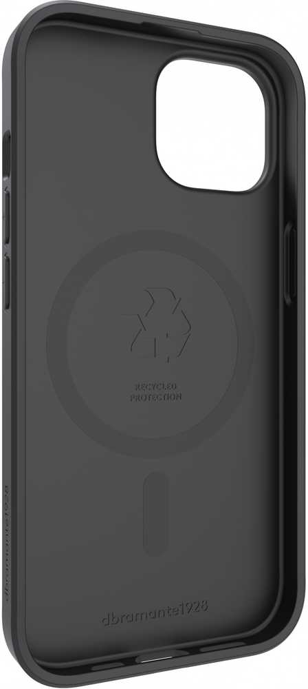 Dėklas dbramante dbramante1928 Greenland Pro – galinis telefono dangtelis – suderinamas su MagSafe – plastikinis – Night juodas – skirtas Apple iPhone 15