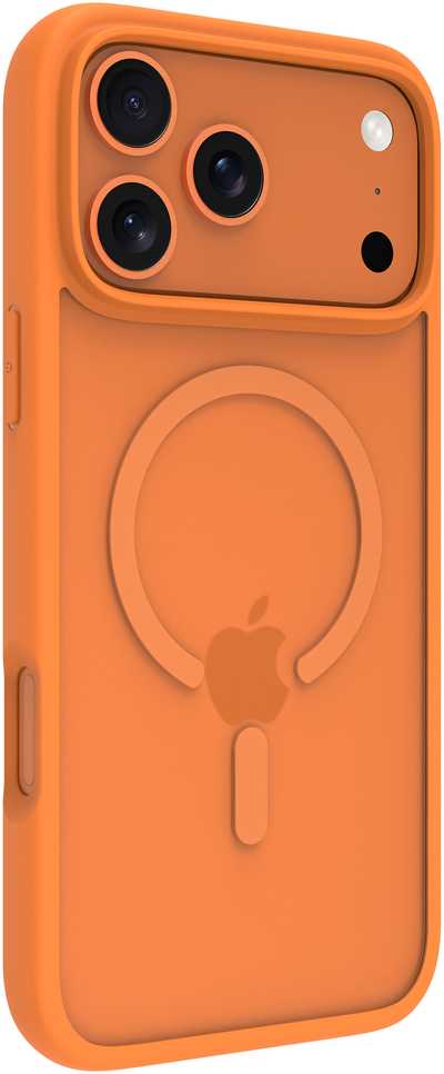 Dėklas dbramante1928 Grenen nugarėlė su MagSafe, skirta iPhone 17 Pro Max – oranžinė