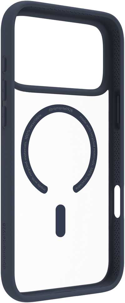 Dėklas dbramante1928 Grenen galinis dangtelis MagSafe, skirtas iPhone 17 Pro Max – mėlynas