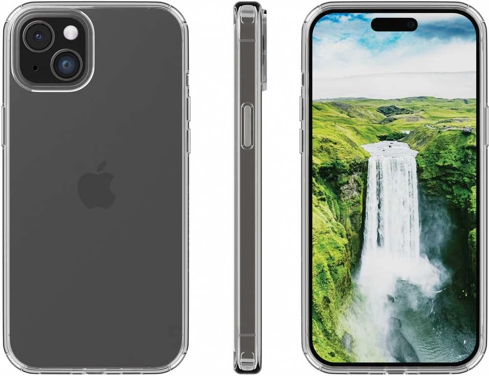 Apple iPhone 15 Iceland Ultra D3O skaidrus dėklas, pagamintas Dbramante1928, permatomas