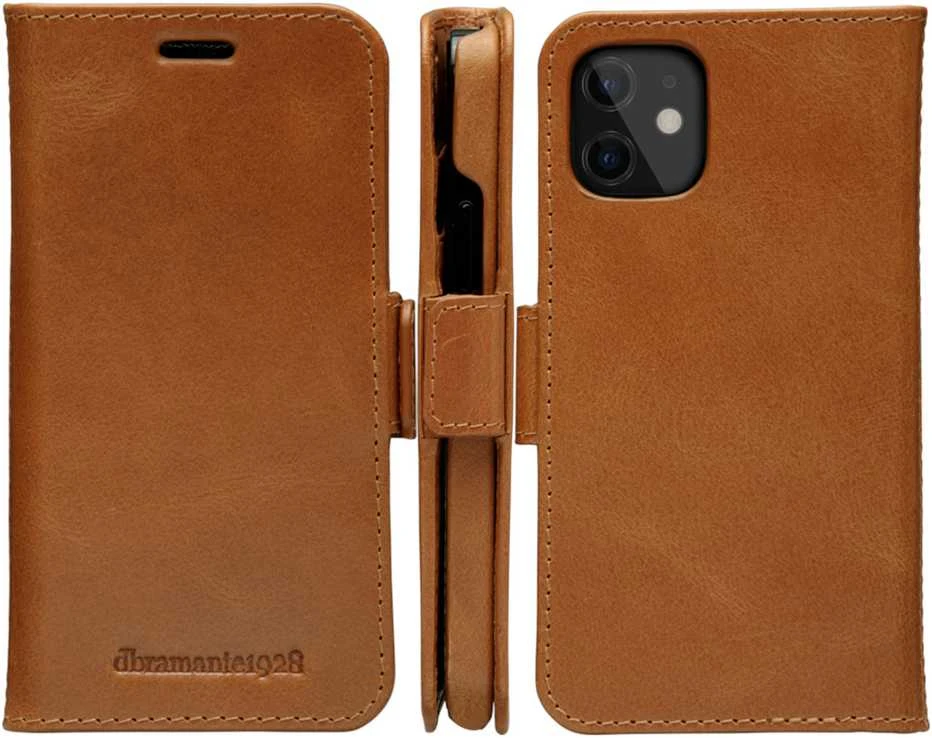 Dėklas DBRAMANTE1928 LYNGE - IPHONE 12 5.4? - TAN