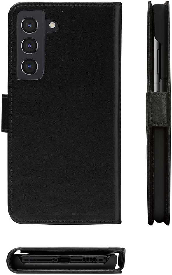 D Bramante dbramante1928 Lynge - Dėklas na telefon - skóra su fakturą - juoda - do Samsung Galaxy S21+ 5G
