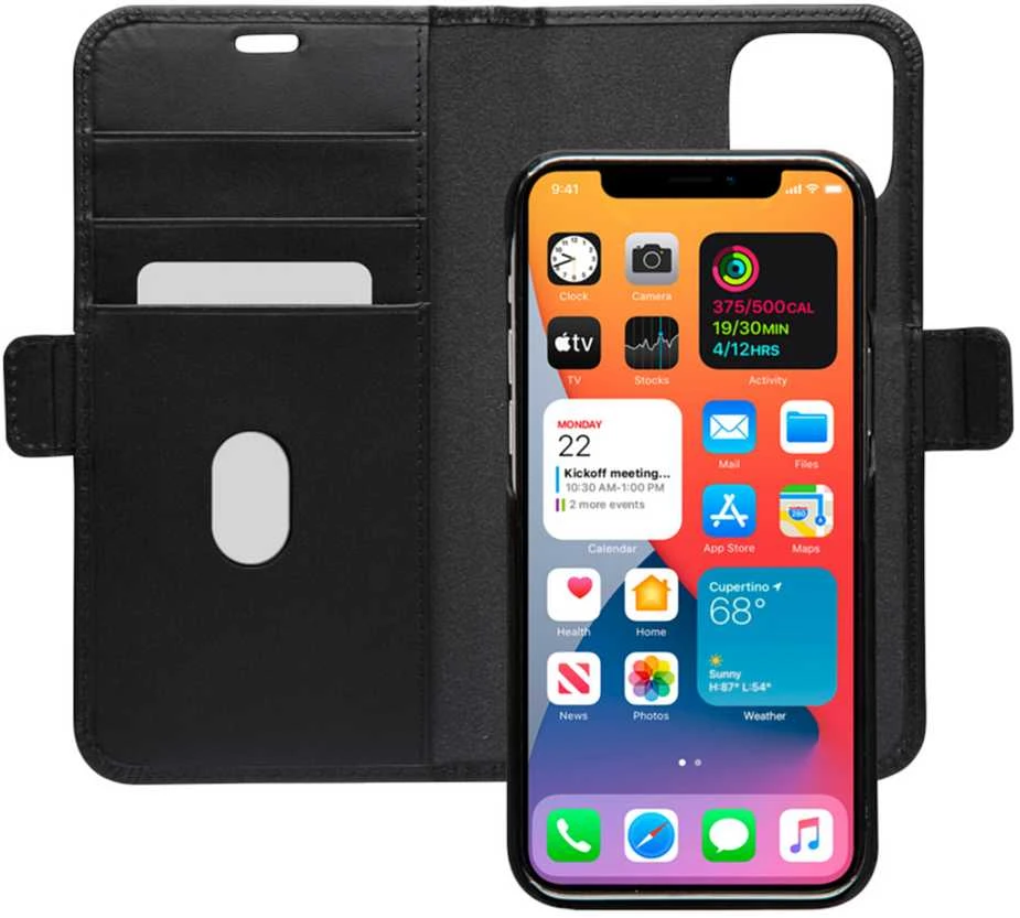 Dėklas DBRAMANTE1928 LYNGE - IPHONE 12 6.1? - Juodas