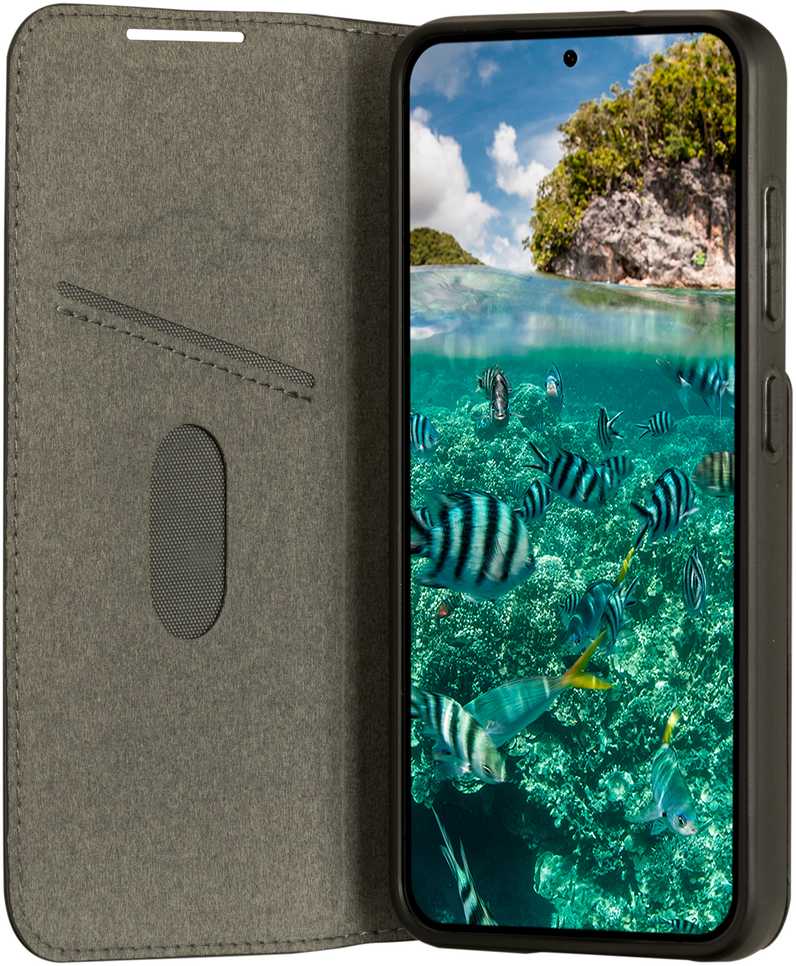 dbramante Oslo Dėklas Flip na telefon su poliuretanu juoda dla Samsung Galaxy S23