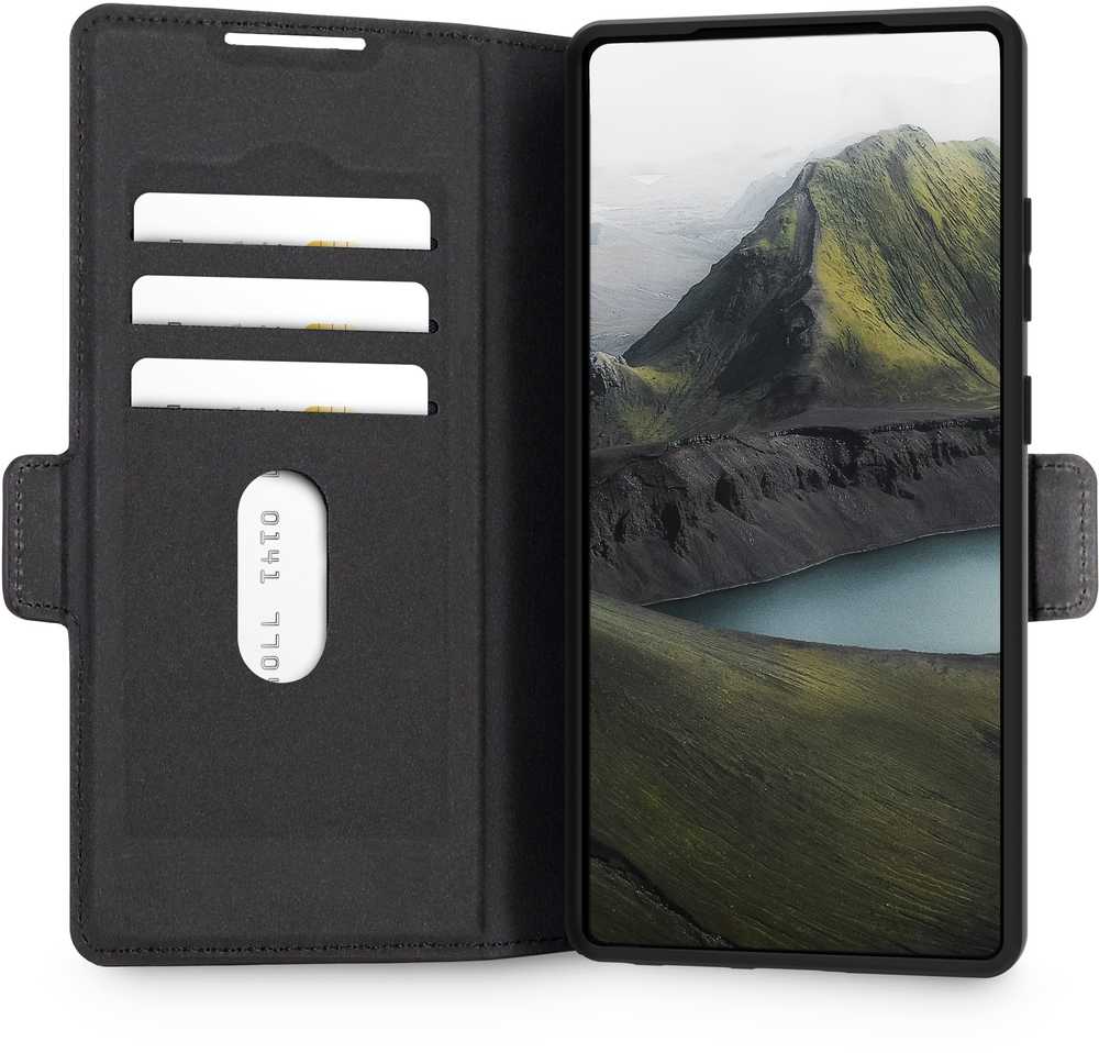 dbramante1928 Oslo Pro atverčiamas dėklas, skirtas Samsung Galaxy S25 Ultra – Juodas