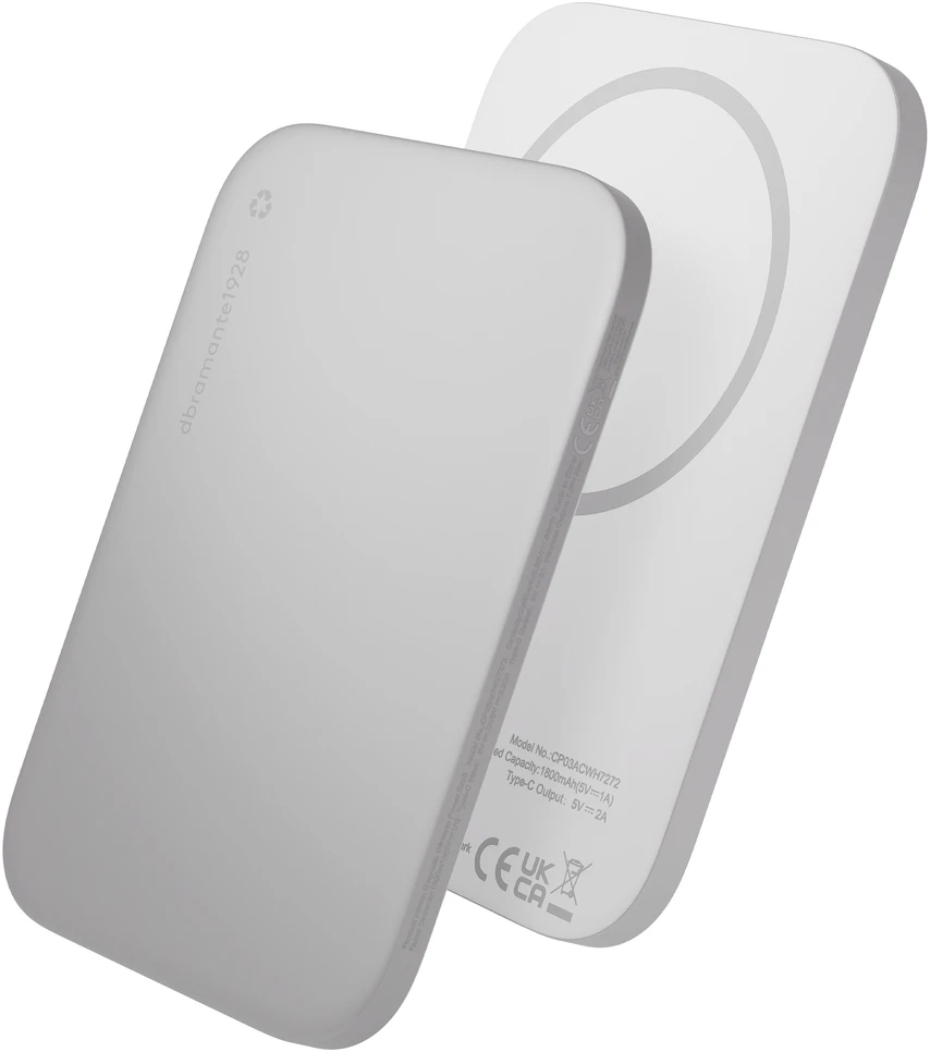 Powerbank dbramante Re-charge 3000 mAh Baltas (CP03ACWH7272)