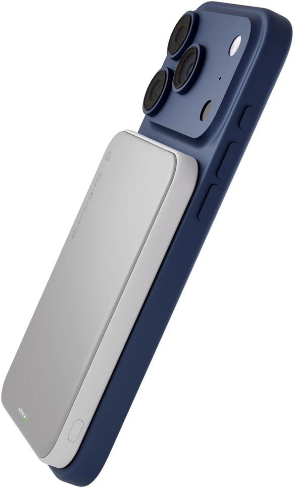 Įkroviklis dbramante dbramante1928 re-charge Indukcinė kroviklis slim Qi2.2 5000 mAh 25 watt balta