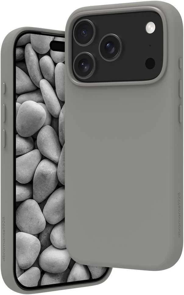 dbramante1928 „Roskilde MagSafe ICON“ apsauginis dėklas, „iPhone 17 Pro“, „River Stone“ spalvos