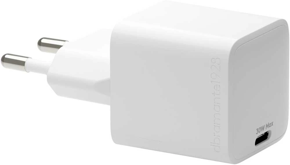 dbramante1928 – Įkraunamas – ES sieninis įkroviklis – USB-C 30W – Baltas