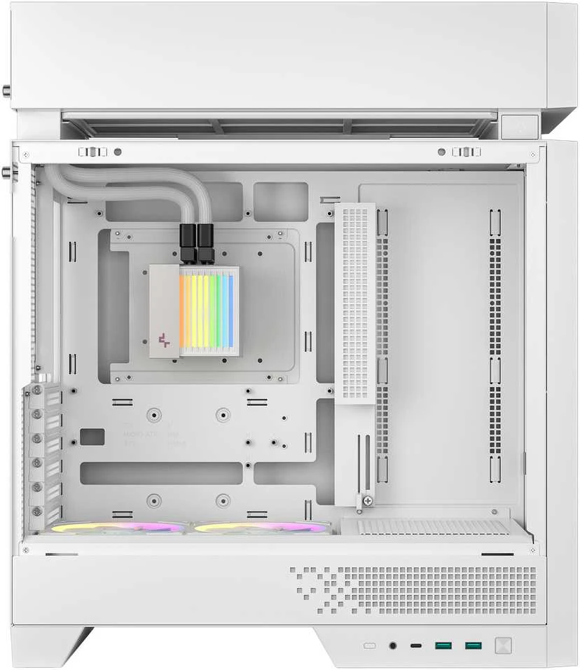 „Deepcool“ korpusas | CL6600 WH | Baltas | Vidutinio dydžio bokštas