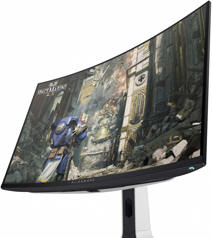 Dell | Išlenktas žaidimų monitorius | AW3225QF | 31,6 colio | OLED | 4K UHD | 16:9 | 240 Hz | 0,03 ms | 3840 x 2160 pikselių | 1000 cd/m² | Maitinimo jungtis, apsaugos užrakto lizdas, valdymo svirtis, USB-A, USB-B, USB-C, HDMI, „DispalyPort“ | HDMI prievadų kiekis: 2 | Balta / juoda | Garantija 36 mėn.