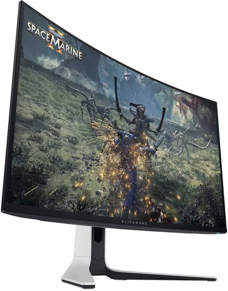 Dell | Išlenktas žaidimų monitorius | AW3225QF | 31,6 colio | OLED | 4K UHD | 16:9 | 240 Hz | 0,03 ms | 3840 x 2160 pikselių | 1000 cd/m² | Maitinimo jungtis, apsaugos užrakto lizdas, valdymo svirtis, USB-A, USB-B, USB-C, HDMI, „DispalyPort“ | HDMI prievadų kiekis: 2 | Balta / juoda | Garantija 36 mėn.
