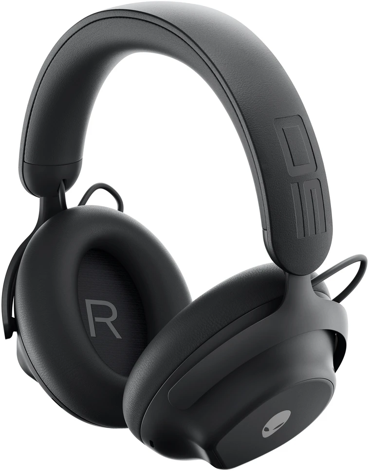 Dell Ausinės Žaidimams | Alienware Pro | Bluetooth | Over-Ear | Mikrofonas | Dark Side of the Moon | Noise canceling | Belaidės