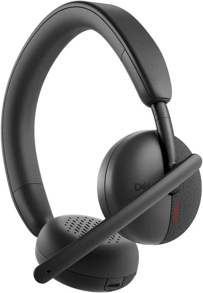 Dell | Ant ausų uždedamos Ausinės | WL3024 | Su mikrofonu | Belaidės | Juodas