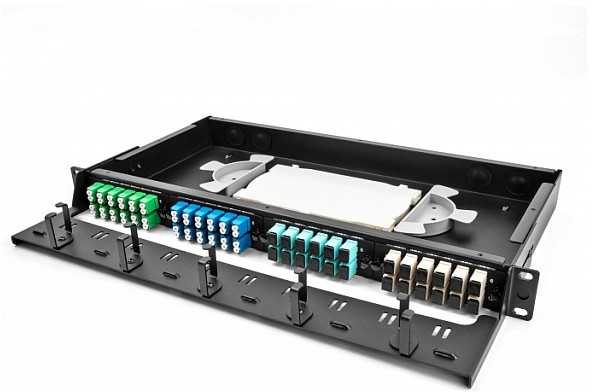 Delock Panel patch panel światłowodowy HD (High Density) 19″ 1U juoda