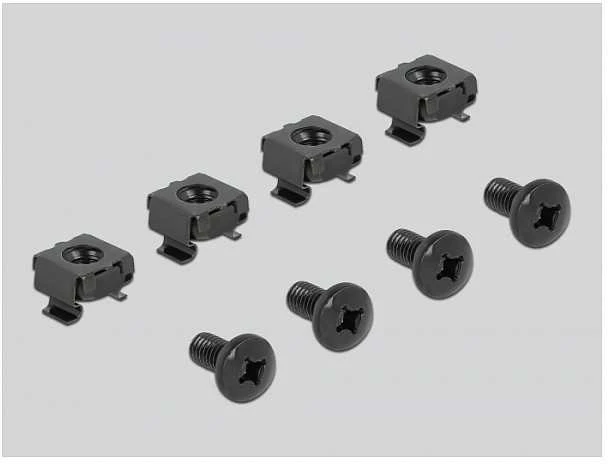 DeLOCK 66290, Rack dangtelis, Juoda, Metalas, 2U, Kinija, 88,5 mm