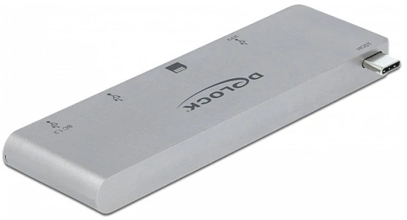 HUB USB Delock 1x SD 1x USB-C PD 1x Micro SD + 2x USB-A 3.2 Gen1 (64078)
