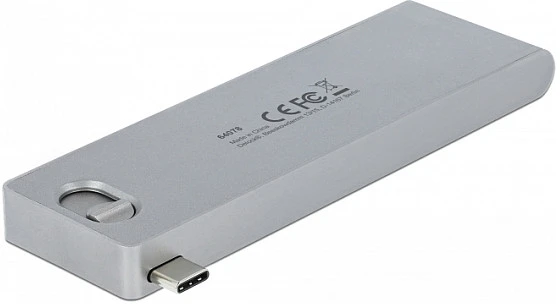 HUB USB Delock 1x SD 1x USB-C PD 1x Micro SD + 2x USB-A 3.2 Gen1 (64078)