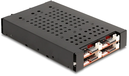 Delock 3.5? Wechselrahmen für 4 x M.2 NVMe SSD
