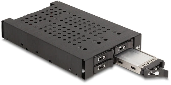 Delock 3.5? Wechselrahmen für 4 x M.2 NVMe SSD