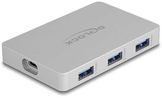 Delock 7 Port USB Hub su 4 x gniazdo USB Type-C i 3 x gniazdo USB Typ-A su PD 82 W (64279)