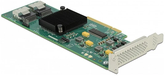 Kontroler Delock 8 prievadų SATA PCI Express x8 su jungiamaisiais kabeliais