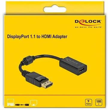 Delock DisplayPort į HDMI adapteris pakuotėje